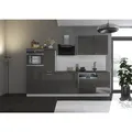 Produktbild: Küche Lara Grau/Weiß 280 cm Küchenzeile Einbauküche Singleküche