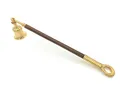 Produktbild: Sea-Club Eleganter Kerzenlöscher aus Messing und Holz, 26 cm groß