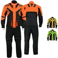 Produktbild: German Wear Motorradkombi Herren 2-teiler mit Protektoren Motorradanzug Textilien Motorradjacke & Motorradhose motorrad kleidung Orange - 58