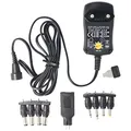 Produktbild: AccuCell 3 Volt bis 12 Volt Universal-Netzteil inklusive 1 USB- und 8 DC-Adaptern, max. 3,6 W und 0,3A