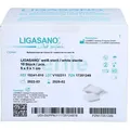Produktbild: Ligasano weiß Verband 1x5x5 cm steril 10 St