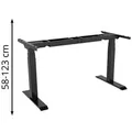 Produktbild: Celexon Schreibtischgestell eAdjust-58123, 3 Memoryspeicher, elektrisch höhenverstellbar, (B/H) 110-190 x 58-123cm, schwarz