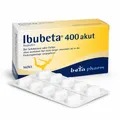 Produktbild: Ibubeta 400 akut 50St Filmtabletten Ibuprofen bei Schmerzen / PZN 05731464