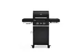 Produktbild: BURNHARD® Gasgrill FRED Jr., 2-Brenner Gasgrill, Deluxe - Series 3, Series 3, 10,5 kW, Gusseisenrost - Black Series, Edelstahlroste