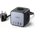 Produktbild: Ugreen Cube CD268 (3 x, USB-A, USB-C, CEE 7/4, 1.80 m) (60167)