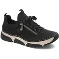 Produktbild: Schwarze Halbschuhe Rieker Schlupfschuhe, 36