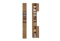 Produktbild: SoBuy Hochschrank BZR34 Badezimmerschrank Hochschrank Schmal Badschrank für kleine Bäder Badkommode, mit verstellbare Ablagen Platzsparender, Waschbecken, WC