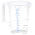 Produktbild: Huenersdorff Messbecher 1 Liter aus PP – Chemikalienbeständig und ergonomisch