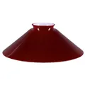 Produktbild: Schusterschirm Rot Ø 200mm Lampenglas Ersatzglas Schusterglas Opalglas E27 Vestaschirm