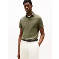 Produktbild: Tommy Hilfiger für Herren. MW0MW17770 Strukturiertes Piqué-Poloshirt 1985 Kollektion grün (S), Lässig, Baumwolle, Kurzarm