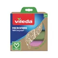 Produktbild: Vileda GmbH Vileda Microfasertuch Microfibre, 100% recycled , Optimales Mikrofasertuch für den Einsatz in Küche und Bad, 1 Packung = 3 Stück 168311