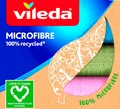 Produktbild: 3 vileda MICROFASER-Tücher 100% recycled Love it Clean**,  30x30cm