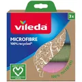 Produktbild: Mikrofaser Reinigungstücher 3 Stück Set Vileda Mehrzwecktücher 3tlg. Haushalt