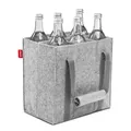 Produktbild: Filz, Flaschentasche für 9 x 1,5 Liter Flaschen 100% recycelt 27 x 27 x 27 cm