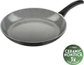 Produktbild: BALLARINI Bratpfanne Bologna Granitium 32cm | Aluminium | PFAS-frei | Keramik | Induktion | Antihaft | Schwarz