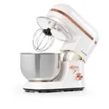 Produktbild: Küchenmaschine Knet Rühr Gerät Glasschüssel Teigkneter Standmixer 5L 2000W Weiß