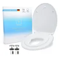 Produktbild: Benkstein Kinder-WC-Sitz Toilettensitz für Kinder mit Absenkautomatik, Toilettendeckel Klodeckel Klobrille mit Absenkautomatik