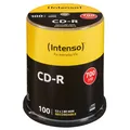 Produktbild: Intenso Intenso 1001126 CD-R 100er Spindel 700MB 52x Speed CD-Rohlinge 100e (CD)