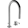 Produktbild: LAUFEN Kartell Waschtisch-2-Loch-Armatur H3113320042211, mit Ablaufg., schwenkbar, chrom