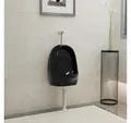 Produktbild: vidaXL Urinal, Wandurinal mit Spülventil Keramik Schwarz