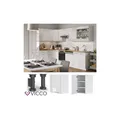 Produktbild: VICCO Eckhängeschrank 57 cm Weiß Küchenzeile Unterschrank Fame
