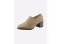 Produktbild: Hochfrontpumps HEINE, Damen, Gr. 41, grau (taupe), Leder, Rindsleder, Schuhe Hochfrontpumps