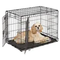 Produktbild: MidWest Homes for Pets – 30-Zoll-Zweitüriger, zusammenklappbarer Tierkäfig