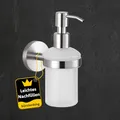 Produktbild: Bürstenking Seifenspender mit Halterung zur Wandmontage, stilvolle Halterung für Seifenspender, praktische Wandmontage, Seifenspender Halterung mit Spender, Teil der Serie 190