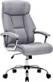 Produktbild: Amoiu Bürostuhl, Ergonomisch Drehstuhl, Stoff Chefsessel mit Rollen und Armlehne