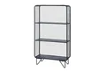 Produktbild: en.casa Standregal, »Volda« mit 3 Ebenen Metall 90 x 50 x 19 cm Schwarz