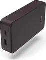 Produktbild: Hama Colour 20 - Powerbank - 20000 mAh - 74 Wh - 3 A - Fast Charge - 2 Ausgabeanschlussstellen (USB, 24 pin USB-C) - auf Kabel: USB-C - Pflaume (violett) (00201715)