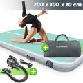 Produktbild: AIR Tracking TRACK Matte - aufblasbar, Tumbling 10/20 cm hoch, mit elektrischer Pumpe, Farbwahl, Größenwahl Farbe: Opalturqouise-Grey Maße: 200x...