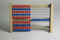Produktbild: 100`er Rechenrahmen rot/blau, Abakus, student`s abacus, System 