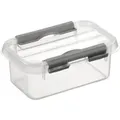 Produktbild: Aufbewahrungsbox The Q-line 10 X 6,5 X 15 Cm (b X H X T) Din A5 0,5l Kunststoff Transparent