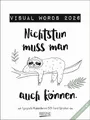 Produktbild: Visual Words 2026: Typo-Art Wochenkalender. Jede Woche ein neuer Spruch. Klimaneutrale Produktion.