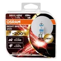 Produktbild: Osram Night Breaker H11, 200 Prozent Mehr Helligkeit, Halogen-Scheinwerferlampe, 64211Nb200-Hcb, 12V PKW, Duo Box (2 Lampen)