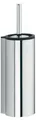 Produktbild: Keuco WC-Bürstengarnitur Plan 14964 verchromt mit Kunststoff-Einsatz schwarz