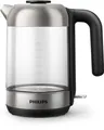 Produktbild: Philips 5000 series Series 5000 HD9339/80 Wasserkocher aus Glas – leicht, 1,7 Liter, 1,7 l, 2200 W, Glas, Edelstahl, Wasserstandsanzeige, Drahtlos