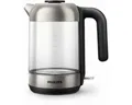 Produktbild: Philips Wasserkocher 1,7 L Philips Wasserkocher HD933980 Schwarz 1,7 L Glas Edelstahl Wasse, 1,7 l, 2200 W