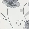 Produktbild: Bricoflor Blumentapete in Grau