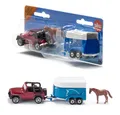 Produktbild: SIEPER Modellauto siku Jeep Wrangler mit Pferdeanhänger 1:55