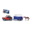 Produktbild: AUTO CON RIMORCHIO TRASPORTO CAVALLI 1:87 Siku Auto Stradali -D- Neues Modell