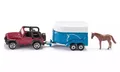 Produktbild: 4006874016518 Jeep z przyczepą na konie 1:55 Siku