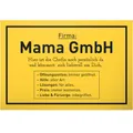 Produktbild: DankeDir! Firma Mama GmbH - Schild - Mutter Geburtstagsgeschenk Mama Geschenk Muttertag - Geburtstag Geschenkidee Karte Weihnachten Glückwunschkarte Muttertagsgeschenk