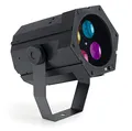 Produktbild: Showlite GL-8 USB-Gobo Partylight - kleiner Logo-Projektor für Party, Bar und mobile DJs - Stromversorgung über USB-Netzteil - mit Mikrofon für Musiksteuerung - Kunststoffgehäuse