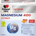 Produktbild: Doppelherz system Magnesium 400 Citrat, 20 St. Beutel
