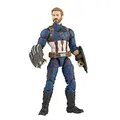 Produktbild: Marvel Hasbro Legends Series 15 cm große Captain America Action-Figur, Charakter aus der Infinity Saga, mit Premium-Design und 5 Accessoires