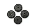 Produktbild: Dynavox Dämpfer 4er Set Aluminium-Füsse für HiFi-Geräte, schwarz