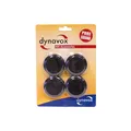 Produktbild: 4er-Set Dynavox Aluminium-Füsse für HiFi-Geräte schwarz Gerätefüsse 50mm 206383