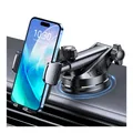 Produktbild: Handyhalterung Auto 4-7 Zoll Schwarz 360 Drehbar Saugnapf L-Form Zubehör Set